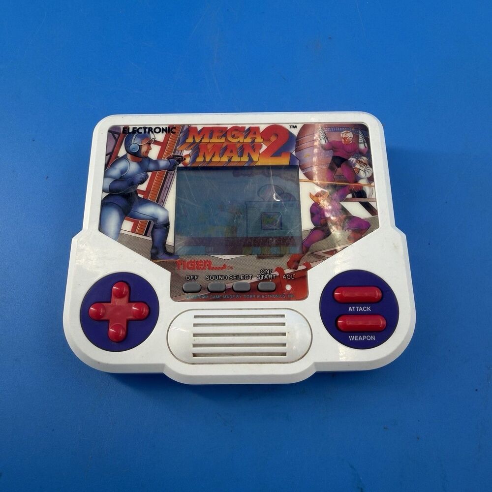 Tiger Electronics Mega Man 2 Handheld Electronic Game 1988 Tested Working